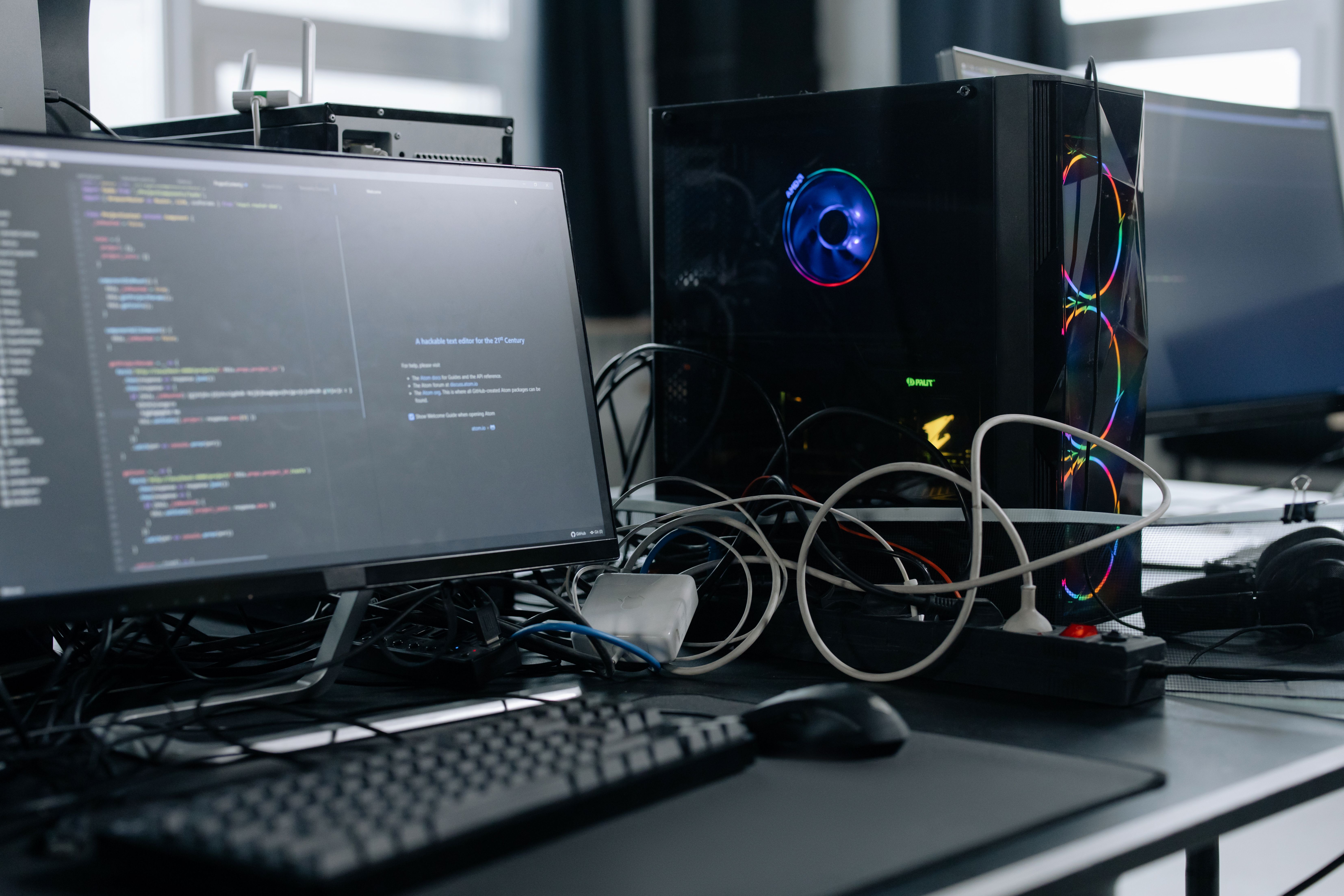 Development workstation and technical equipment